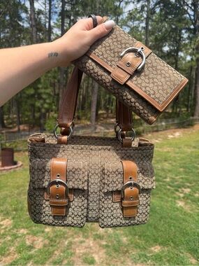 Coach SoHo Pocket Tote and Wallet